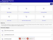 Tablet Screenshot of chemiprotect.com